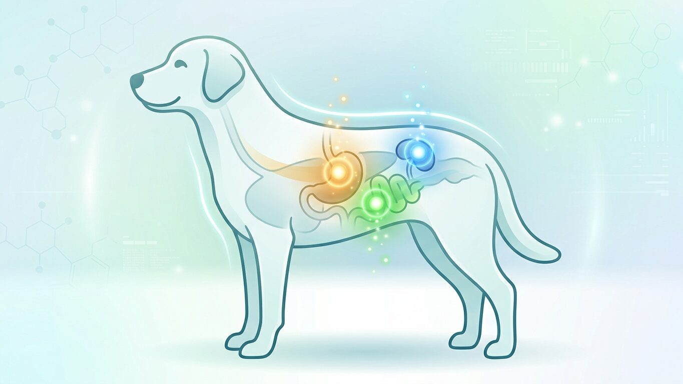 3つの化学的アプローチ(腎機能・腸内環境・無添加)のマッピング図